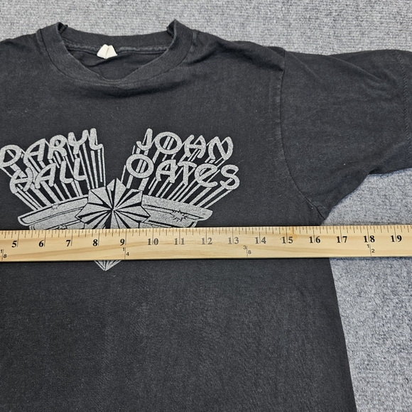Vintage 1970s Daryl Hall John Oats T Shirt Small Slim Cotton Single Stitch RARE - Picture 12 of 13